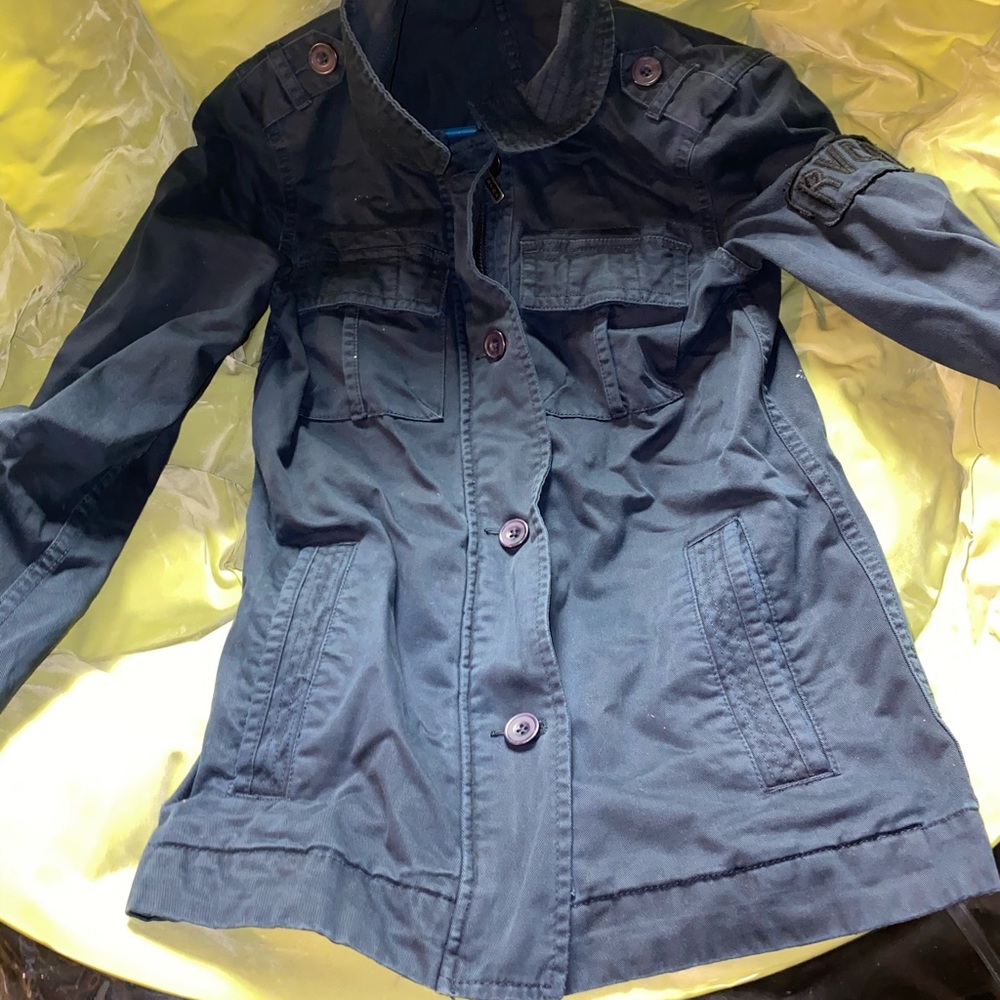 RVCA Dark Blue Jacket sz small